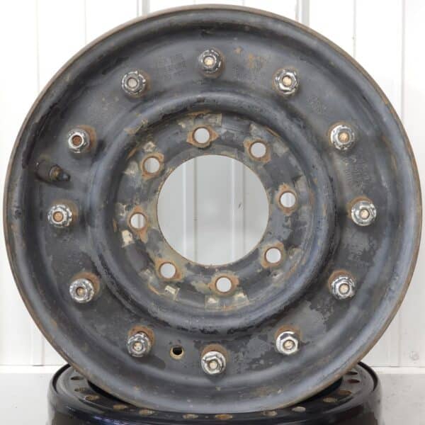 12 Bolt 16.5" Steel Humvee Wheels w/ GM 8-Lug Pattern (Discount Blem Grade)