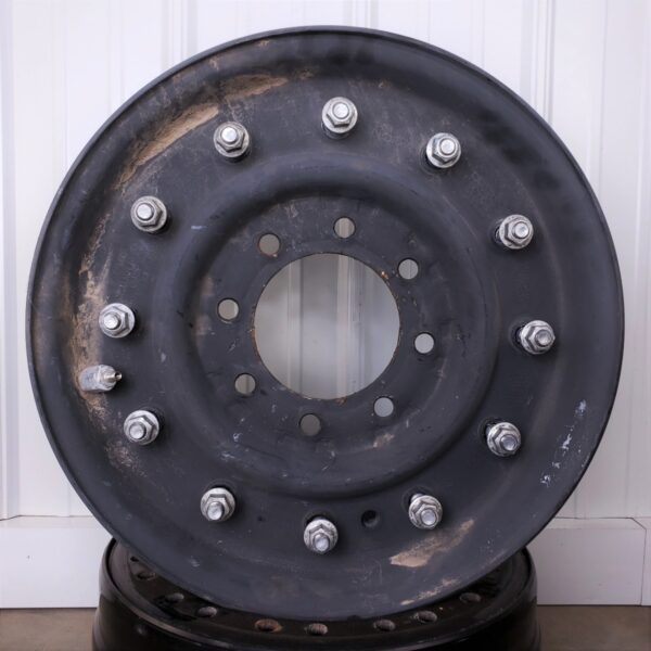 12-Bolt 16.5" x 8.25" Steel HMMWV Wheel, Used (A Grade)-989