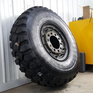14.00 R20 Goodyear AT-2A Mounted on Steel Combat Wheel-0