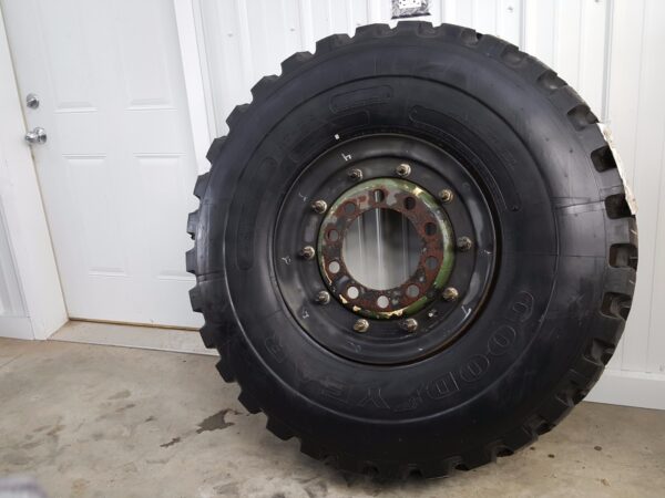 14.00 R20 Goodyear AT-2A Mounted on Steel Combat Wheel-277
