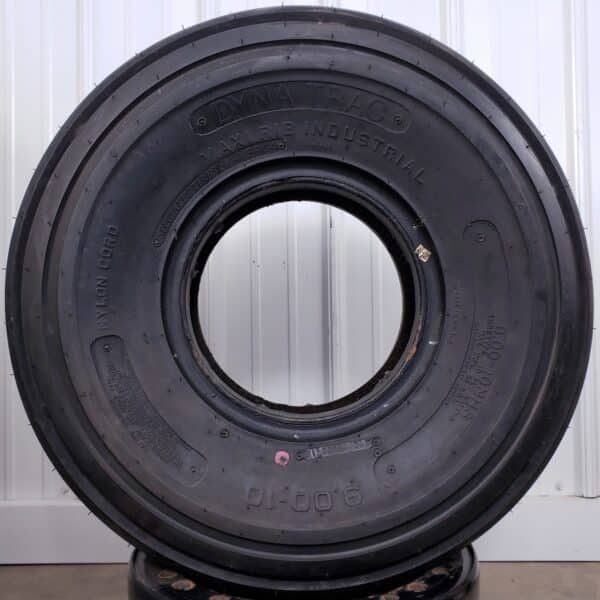 9.00-10 NHS Dyna Trac Industrial 10-Ply MHU-110 Trailer Tires in New Old Stock Condition