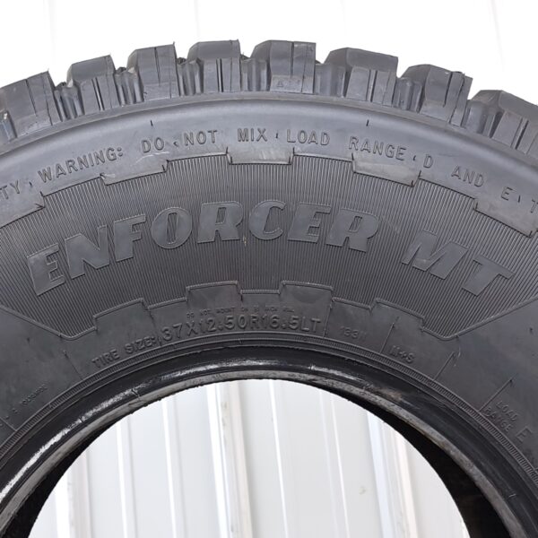 New 37x12.50R16.5 Goodyear Enforcer MT HMMWV Tires in E/10-Ply