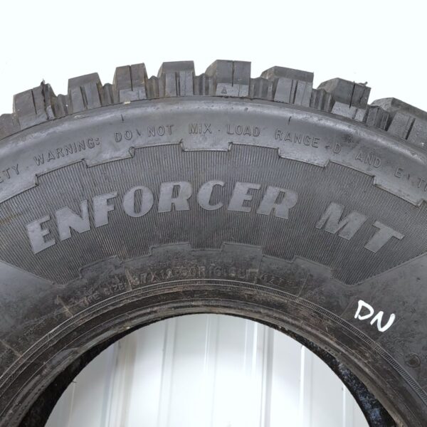 New 37x12.50R16.5 Goodyear Enforcer MT HMMWV Tires in D/8-Ply