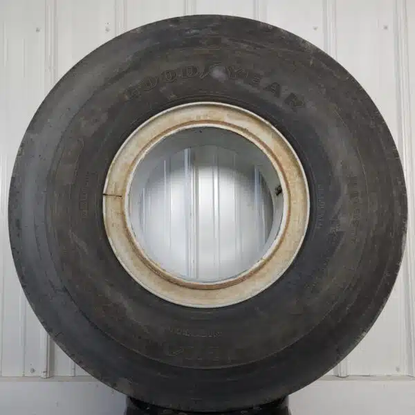 Used Goodyear G114 10.00R15 Trailer Tires Mounted on Dayton Wheels (90%+ Tread)