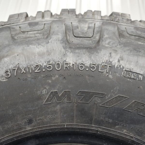 Goodyear MT/R 37x12.50R16.5 Military Tires in E/10-Ply With 90% Tread (Old DOT / Off-Road Tires)