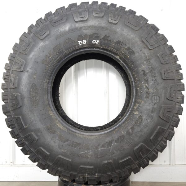 37x12.50R16.5 Truck Tires Goodyear Wrangler MT/R in D 8-Ply with 80%+ Tread (Discount Tires with Old DOT for Off-road Use Only)