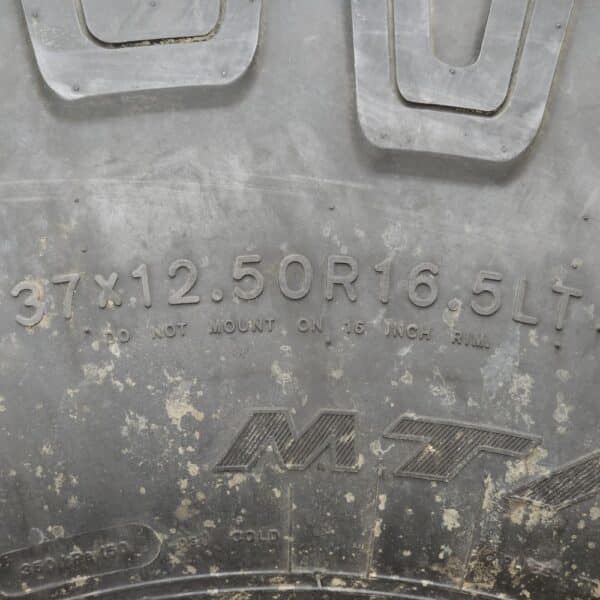 37x12.50R16.5 Truck Tires Goodyear Wrangler MT/R in D 8-Ply with 80%+ Tread (Discount Tires with Old DOT for Off-road Use Only)