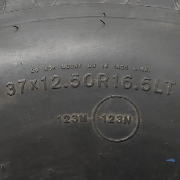 Discount 16.5 tires in NOS condition 37x12.50R16.5 Goodyear Wrangler MT oz (2008-2009 DOT)